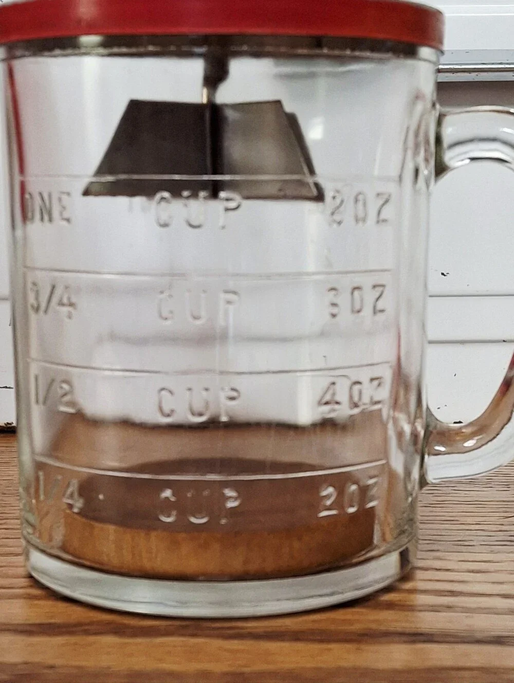 Vintage Red Hazel Atlas Food Chopper Kitchen Collectible USA